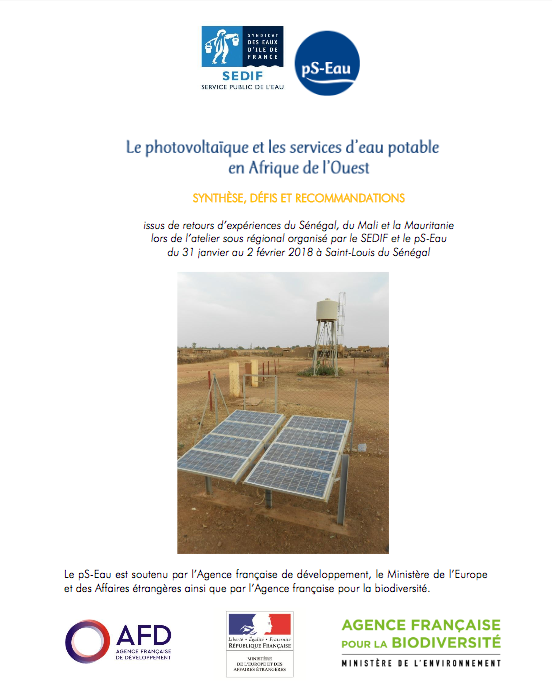Pompage d'eau par énergie solaire au Sénégal