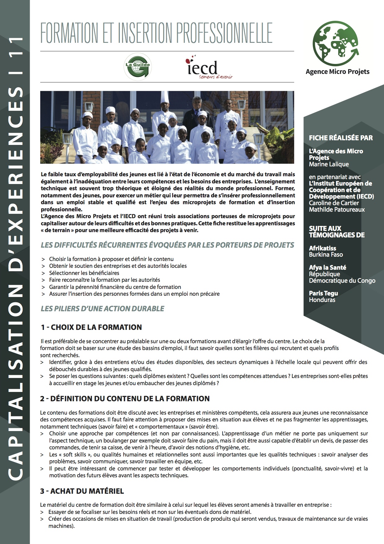 Formation Et Insertion Professionnelle Mediatheque Des Microprojets